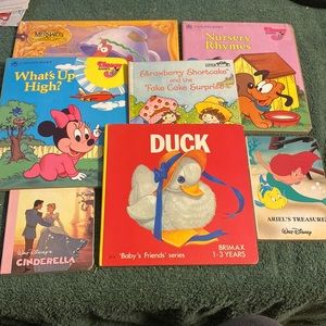 Bundle of six children’s board books, and one pop-up book